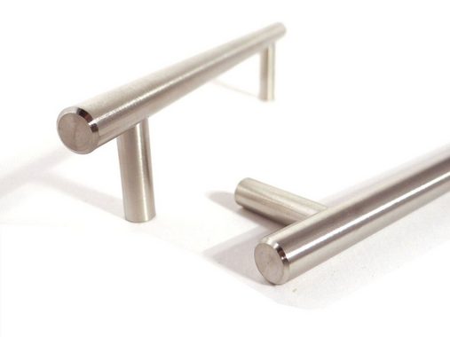SO-TECH® Möbelgriff Stangengriff G14 echt Edelstahl, Griff Schrankgriff Schubladengriff - incl. Schrauben