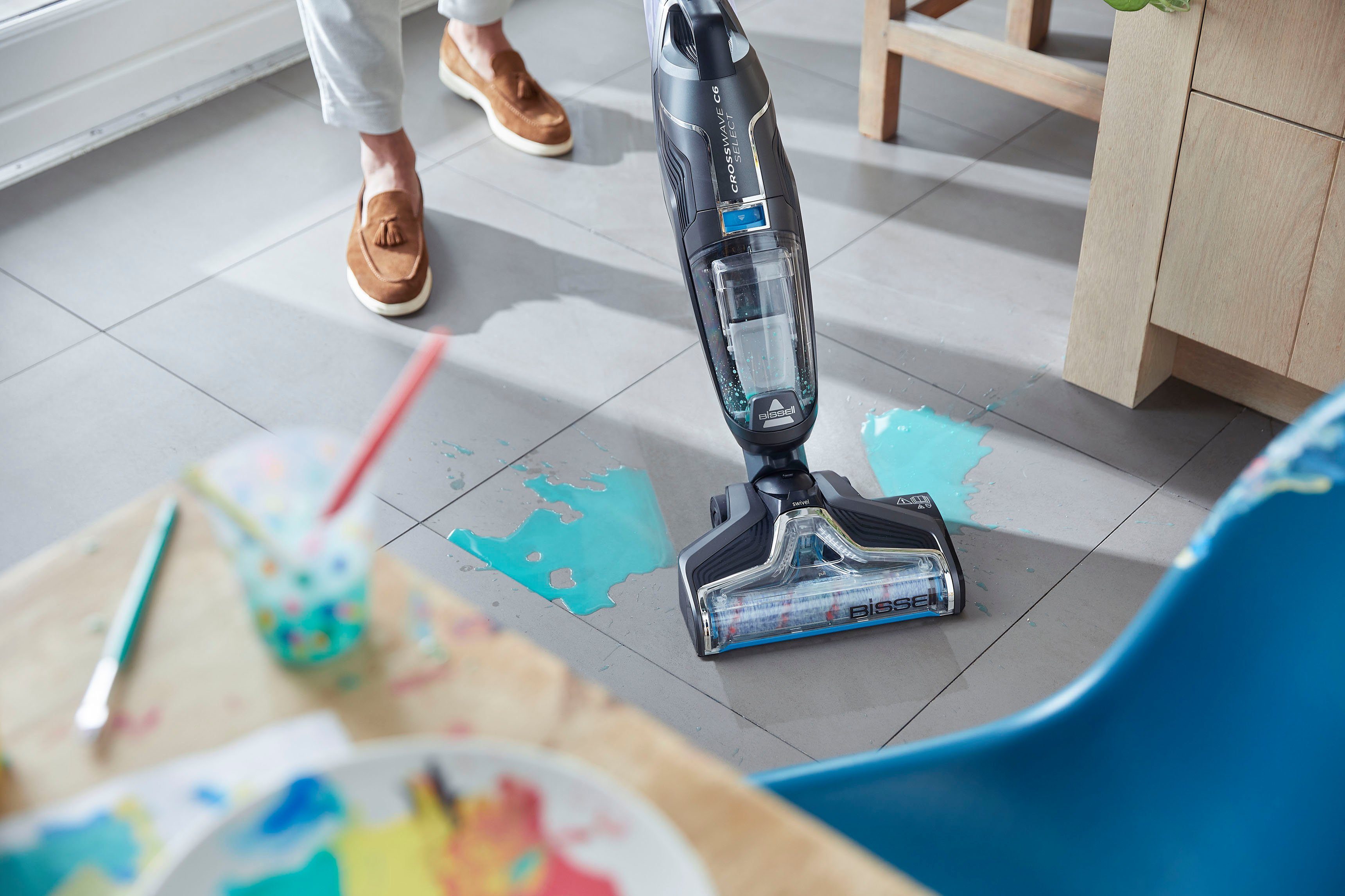 Bissell Nass-Trocken-Sauger CrossWave C6, 255 W, beutellos, cordless