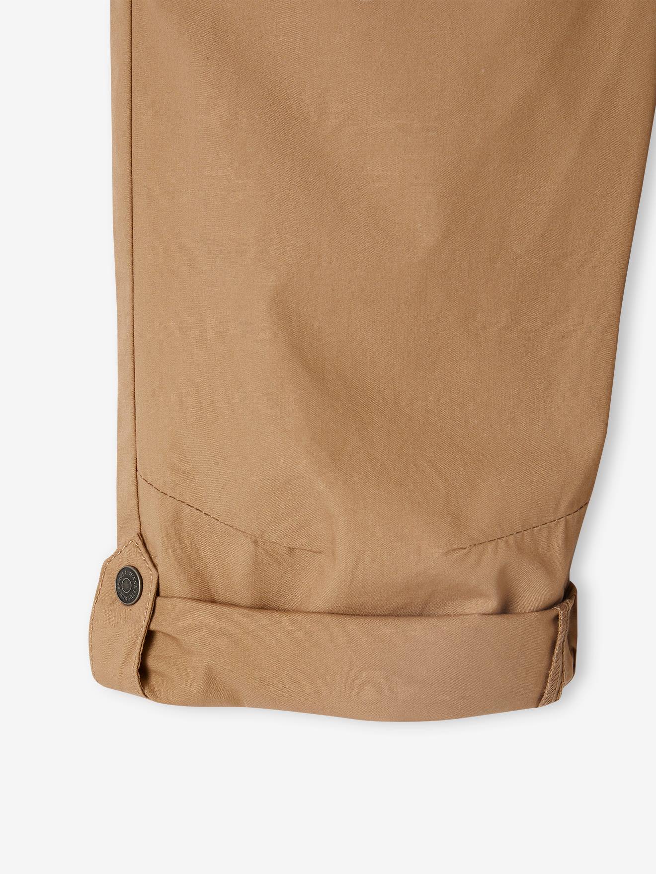 Vertbaudet Jungen 3/4-Shorts mit verstellbarer Länge - olivgrün