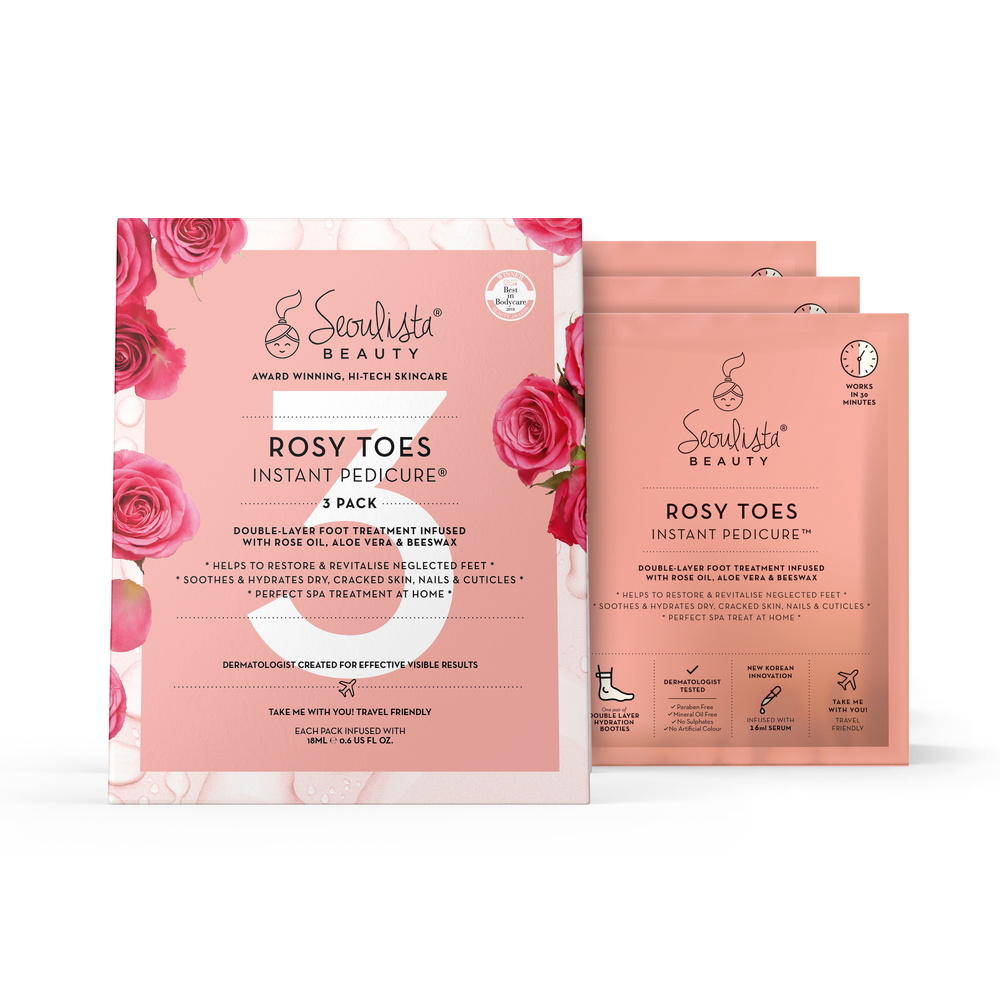 seoulista beauty Seoulista Beauty Rosy Toes Instant Pedicure  - Multi Pack 3's Traitement pieds