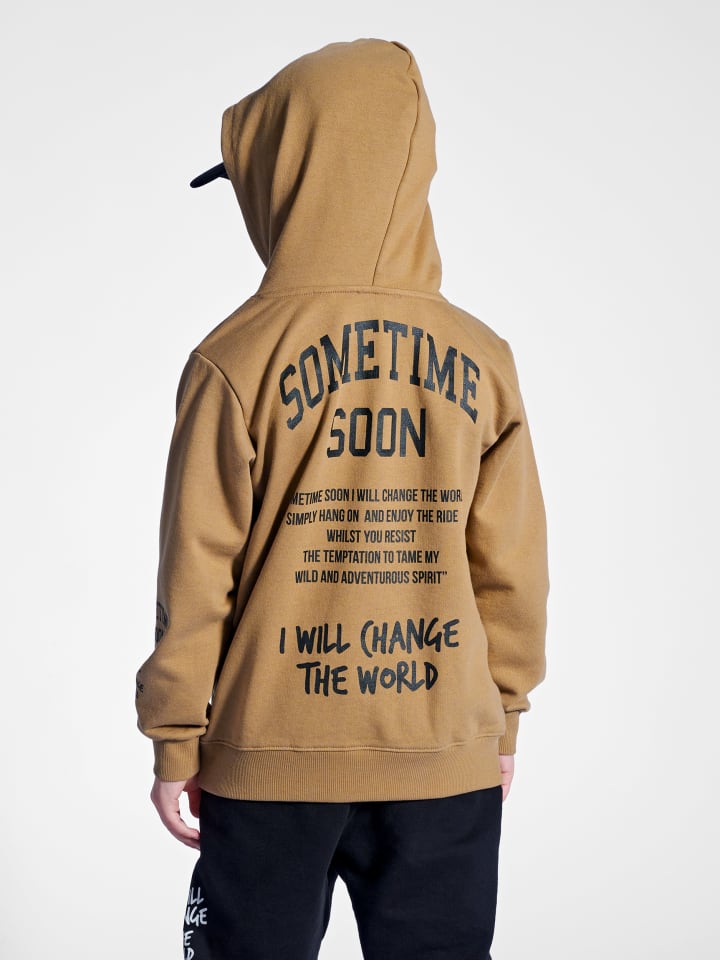 Sometime Soon Sometime Soon Kapuzenpullover Stmdimas Hoodie Kinder in SEPIA TINT günstig kaufen