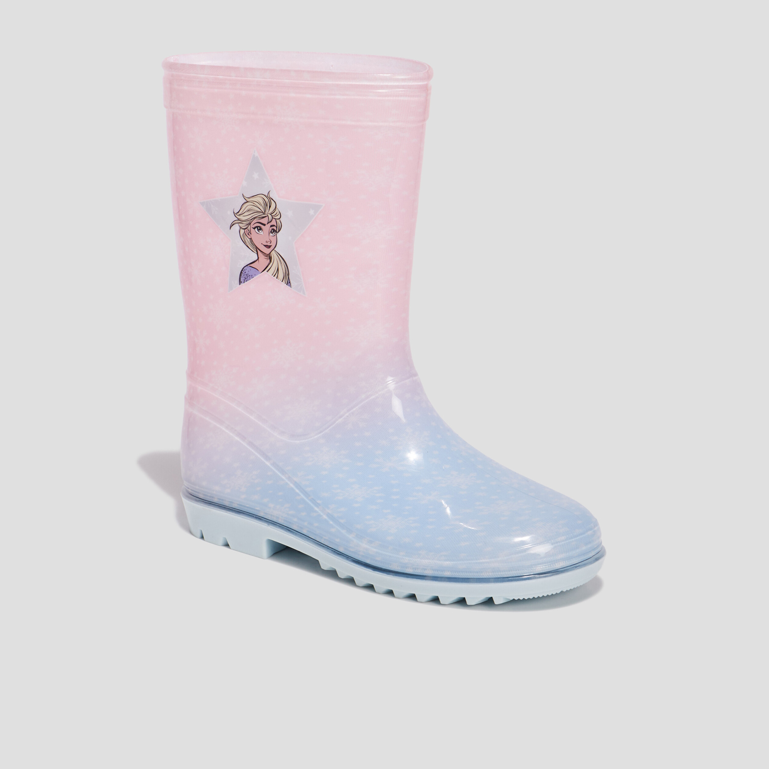 Bottes de pluie Reine des neiges multicolore fille | La Halle