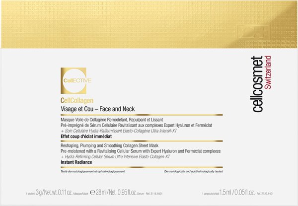 Cellcosmet CellCollagen Face and Neck Tuchmaske