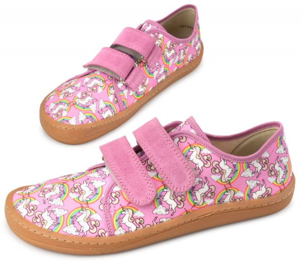 Froddo ~ LowCut Canvas ~ White Pink / Einhörner