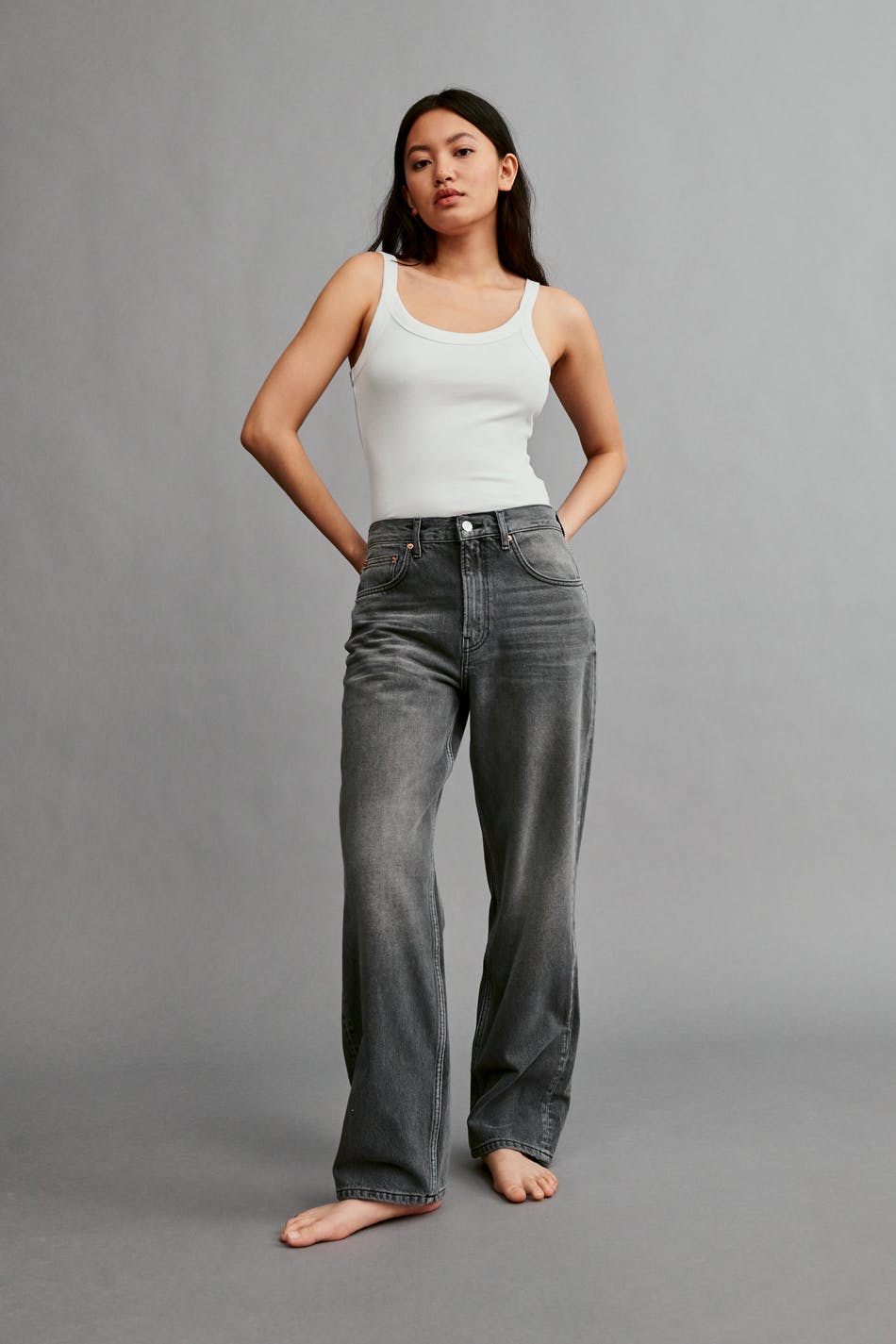 Boyfriend low jeans