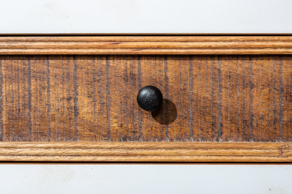 riess-ambiente Weinregal LONG ISLAND 196cm weiß / natur, 1-tlg., Massivholz · Flaschenregal · Landhaus · Küche · Mangoholz