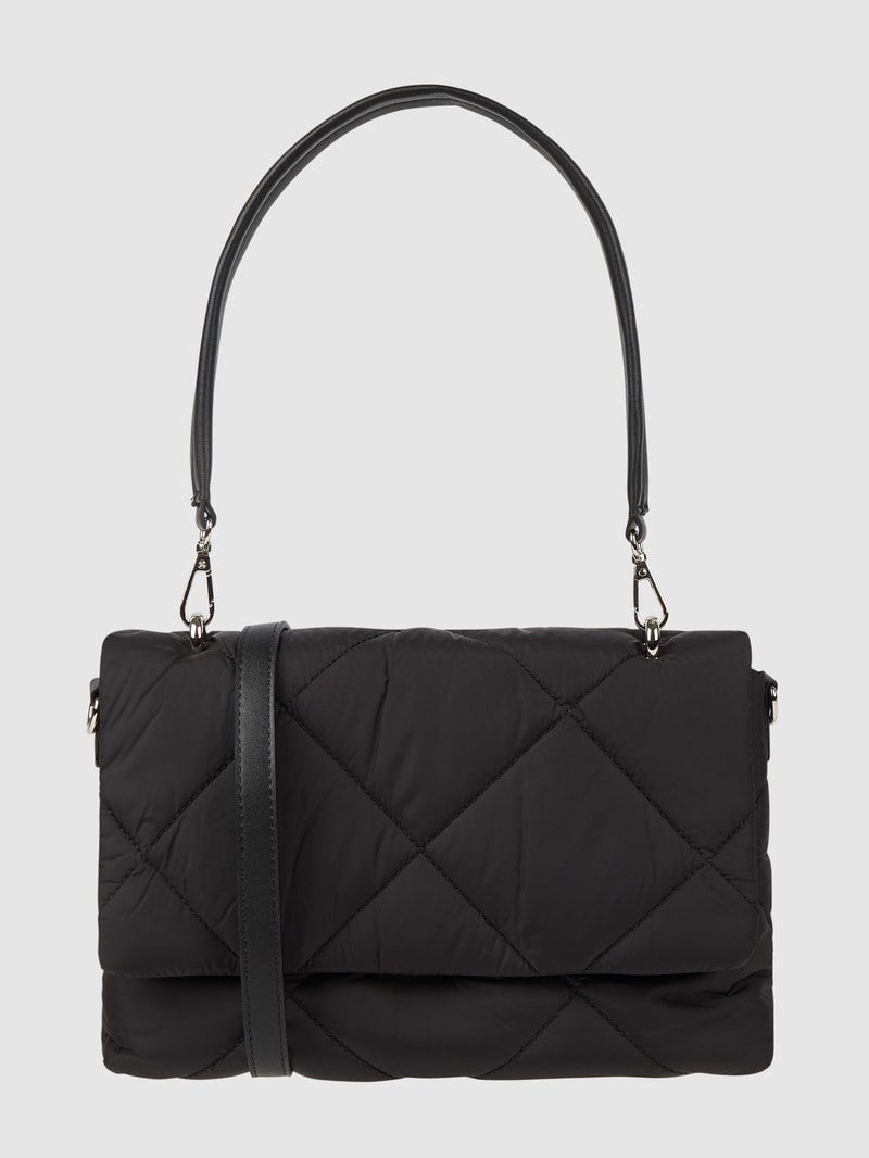 Crossbody Bag aus Textil in schwarz