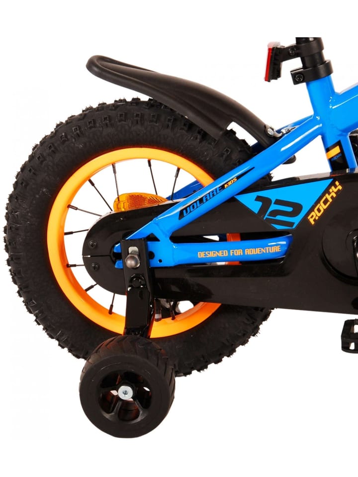 Volare Kinderfahrrad Rocky für Jungen 12 Zoll Kinderrad in Blau Fahrrad 3 Jahre günstig kaufen onesize
