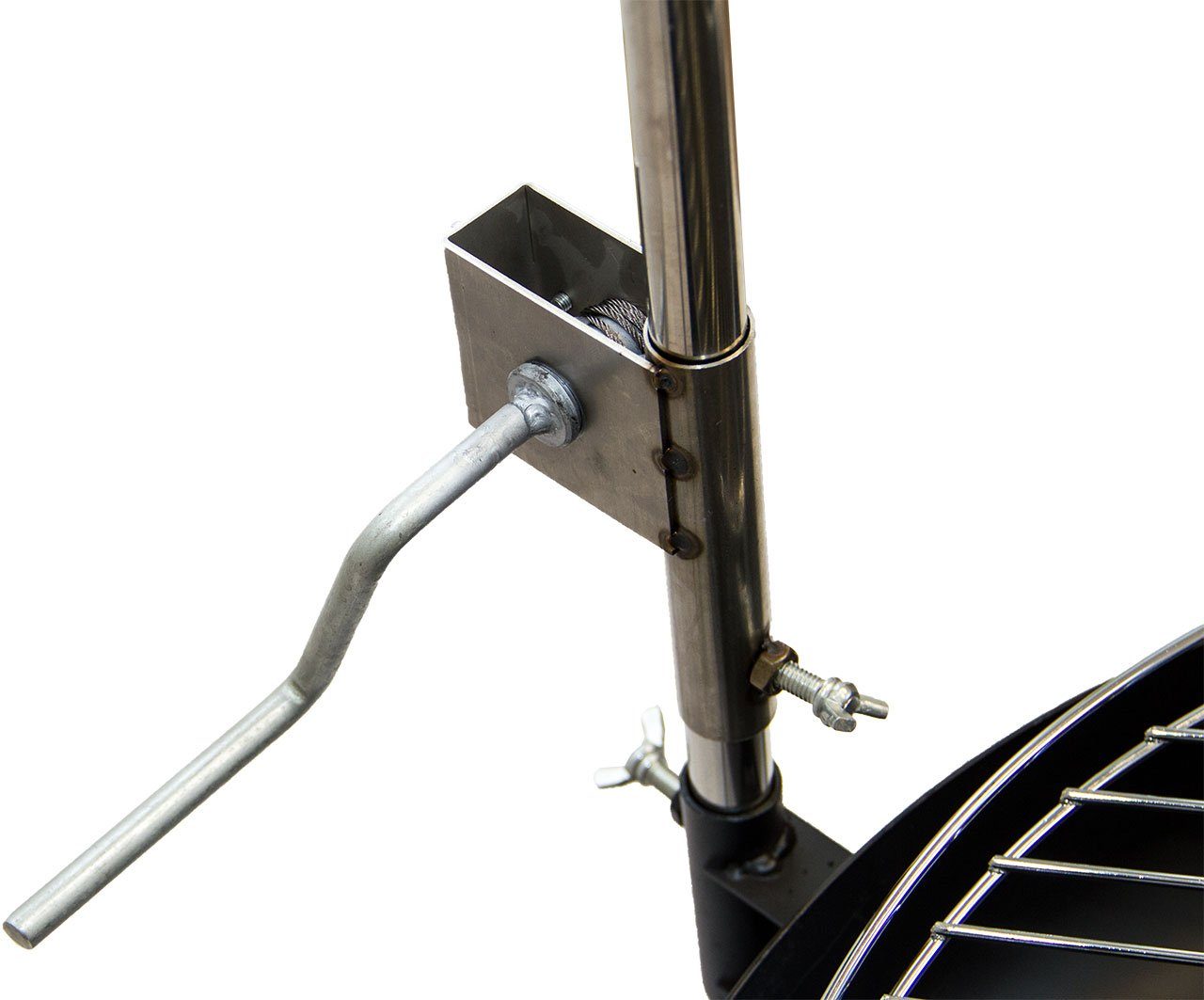 NATIV Garten Feuerschale Schwenkgrill mit Feuerschale 50 cm, (1 Set), Schwenkgrill mit Grillrost, höhenverstellbar mit Kurbel, Feuerstelle