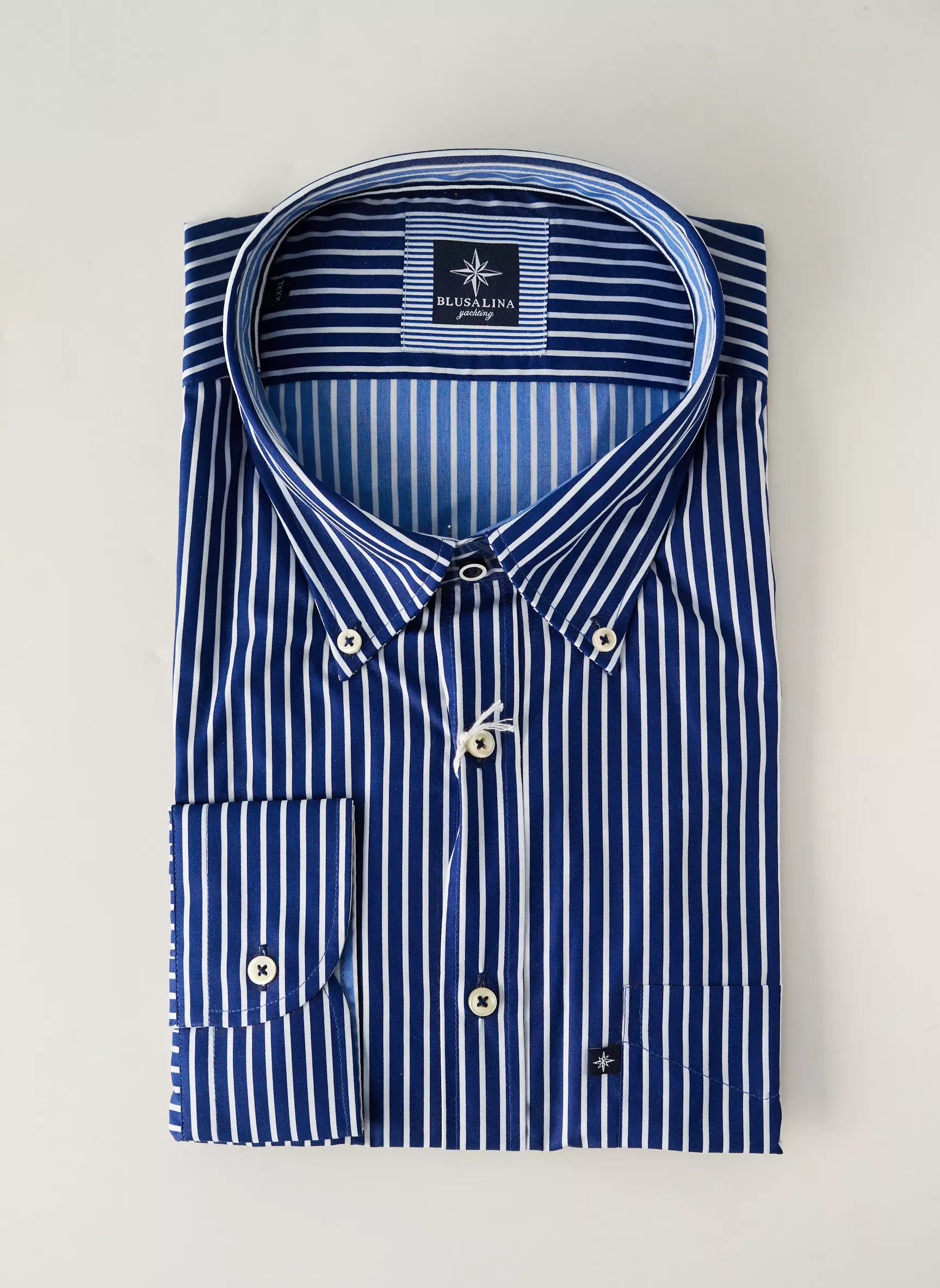 Blusalina Manches Longues Homme couleur bleu