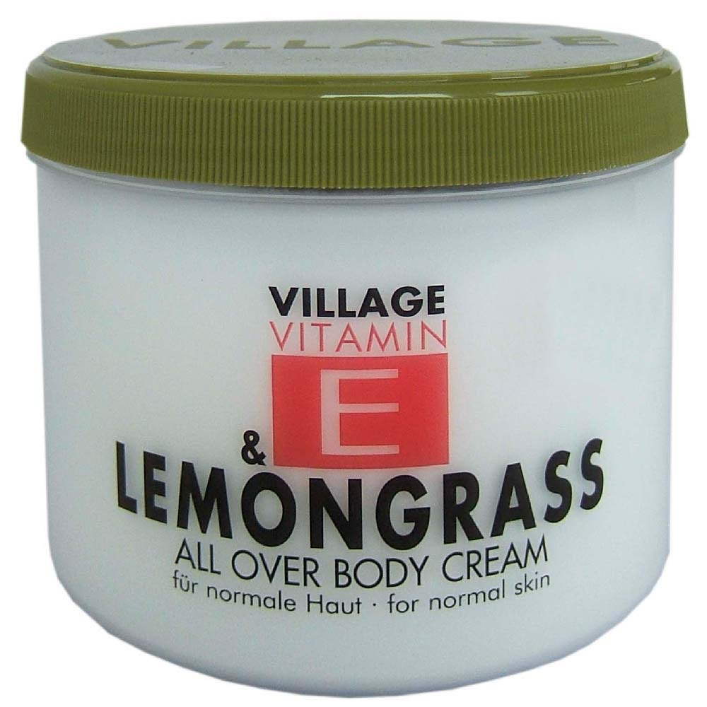 Village Vitamin E & Lemongrass Bodycream 500 ml
