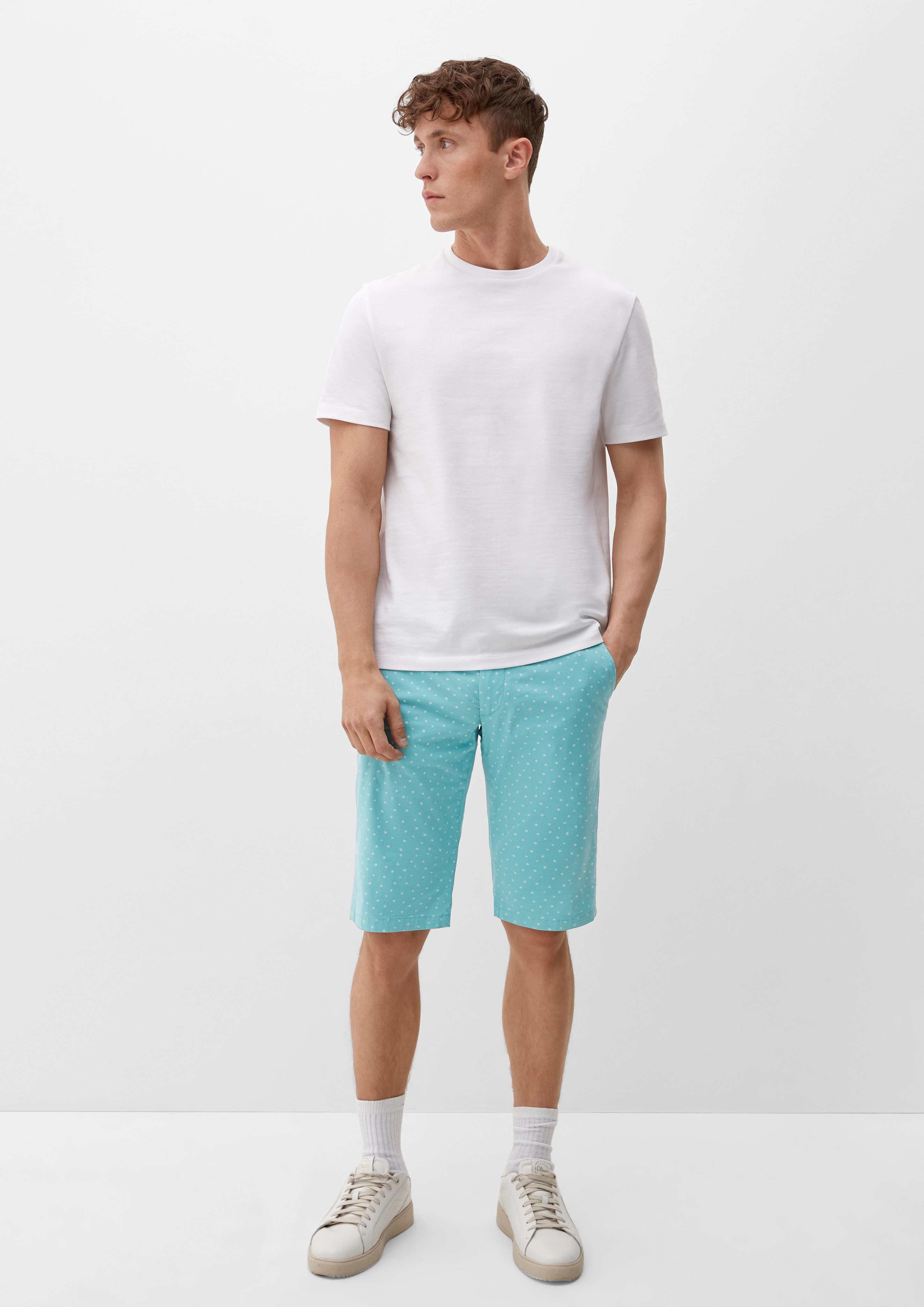 Slim: Bermuda mit Allover-Print  2128989-61A0