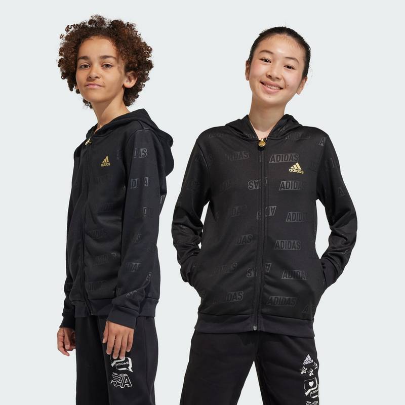 adidas Brand Love Golden Kids Kapuzenjacke Sweatjacke Kinder