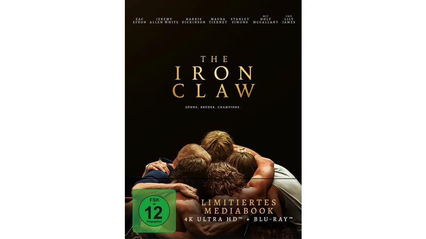 The Iron Claw  - Mediabook  (4K Ultra HD) (+ Blu-ray)