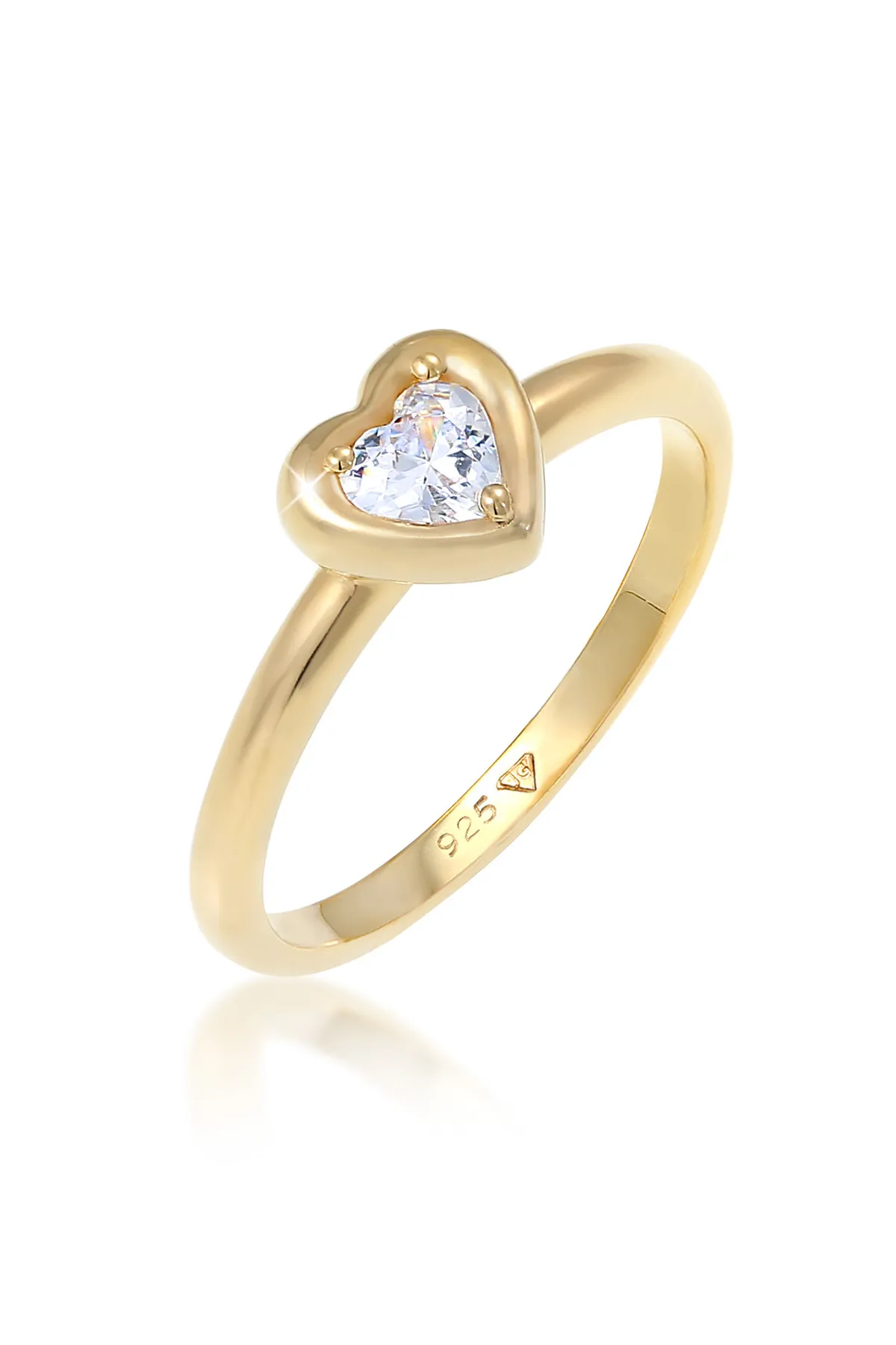 ELLI  Ring - Goldfarben - Zirkon
