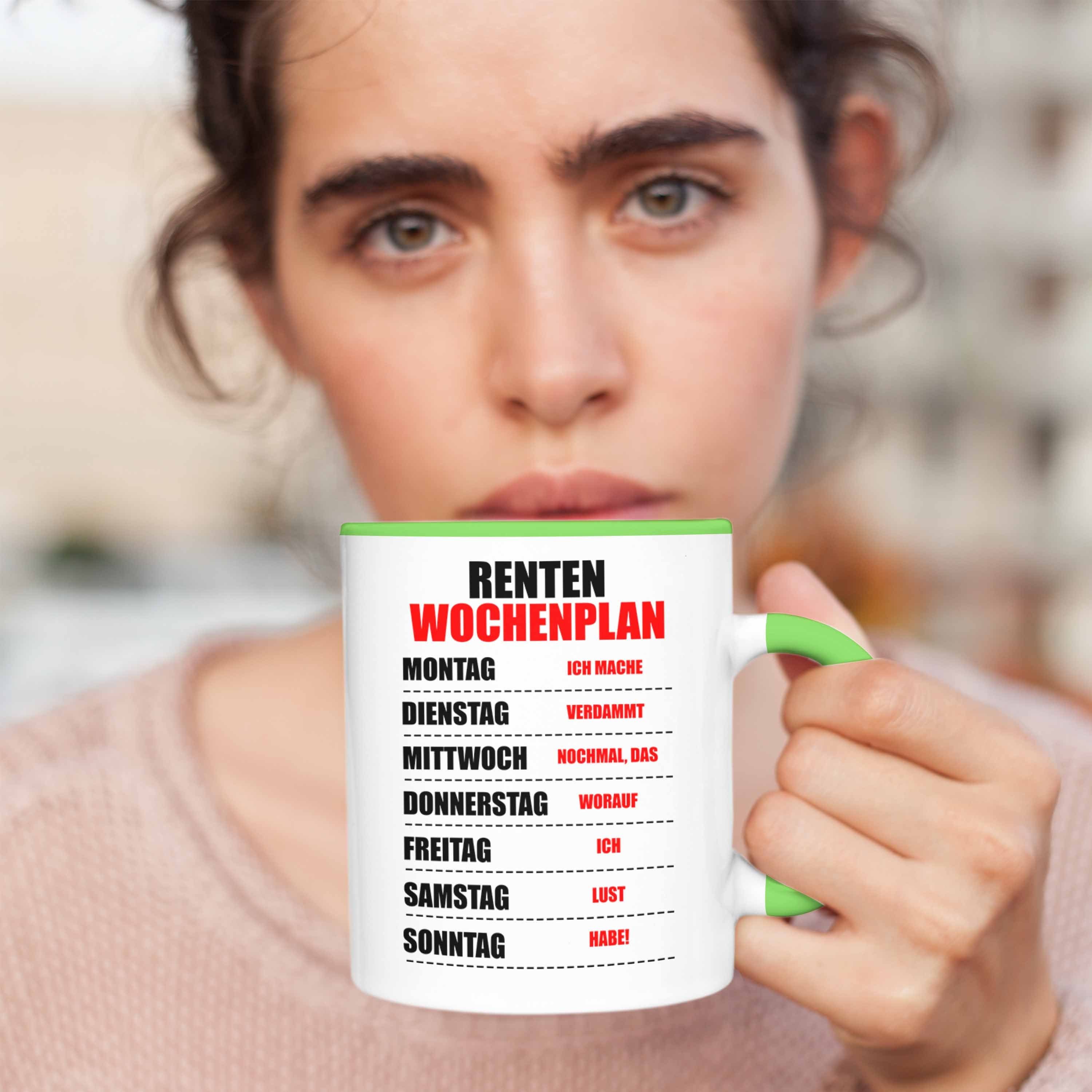 Trendation Tasse Trendation - Renter Tasse Ruhestand Geschenk Rente für Mann Frau Lustig Renteneintritt Abschied Rentnerin Spruch