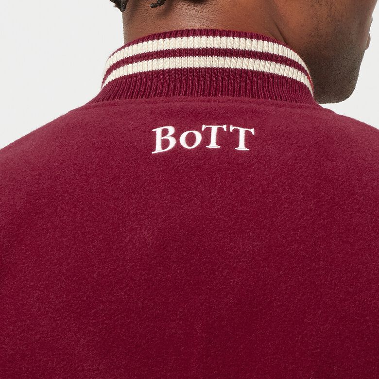 BoTT Teddy Varsity Jacket red