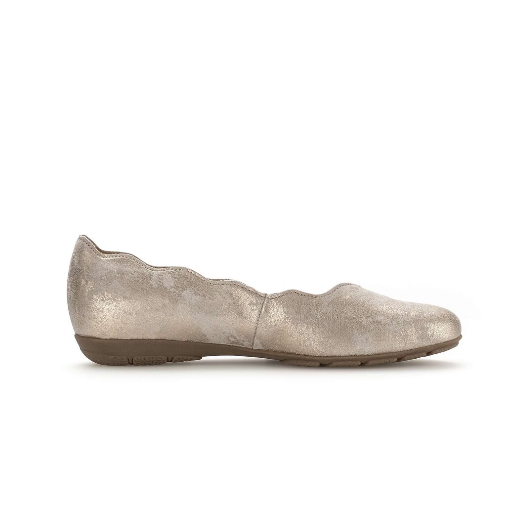 Gabor fashion Eleganter Ballerina grau