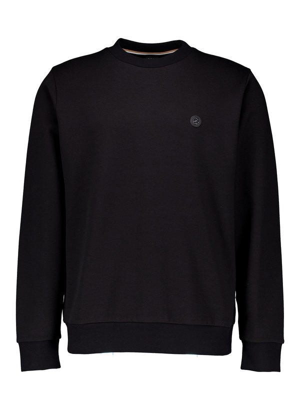 BOSS Black, Sweatshirt Sharpe, Baumwolle, schwarz