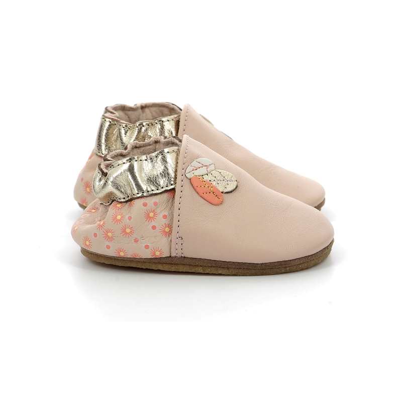 Chaussons cuir tannage végétal Leaf Season Crp