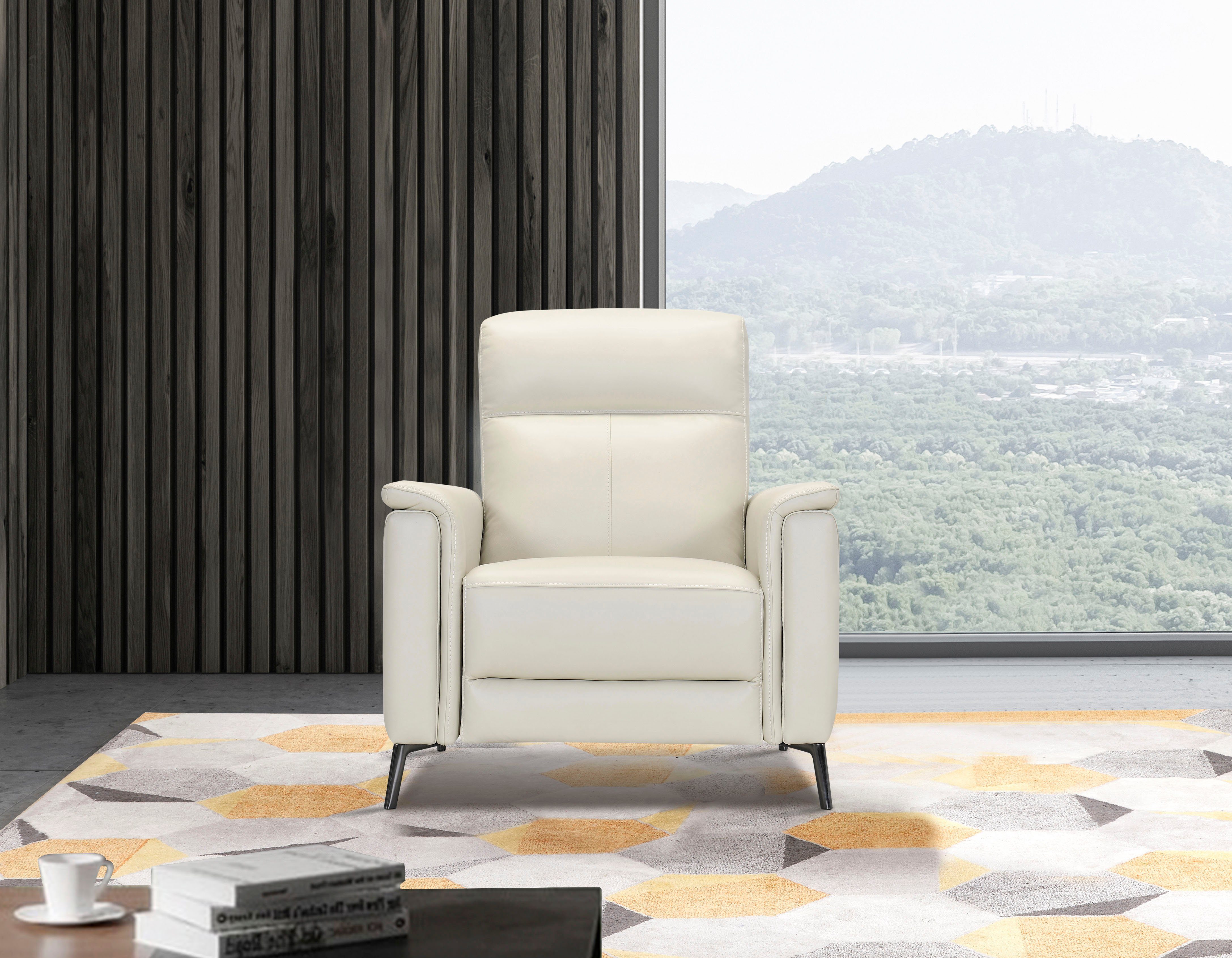 Places of Style Sessel Barano, elektrische Relaxfunktion, Kopfteilverstellung, mit USB-Anschluss.