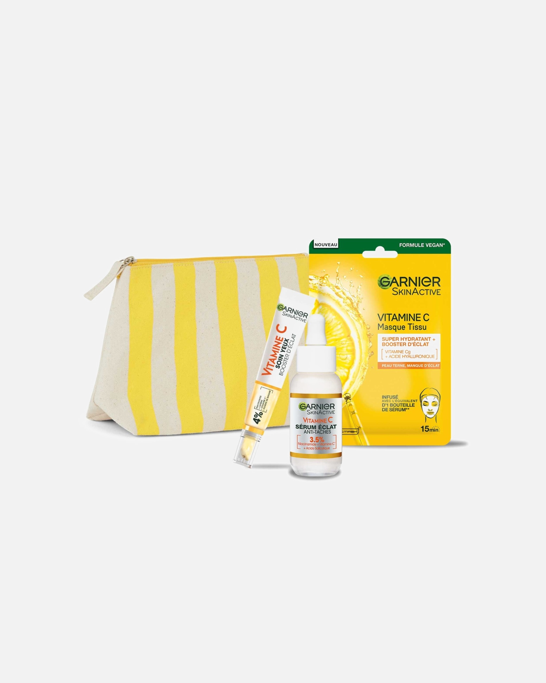 Sada na pleťovú rutinu s vitamínom C od Garnier