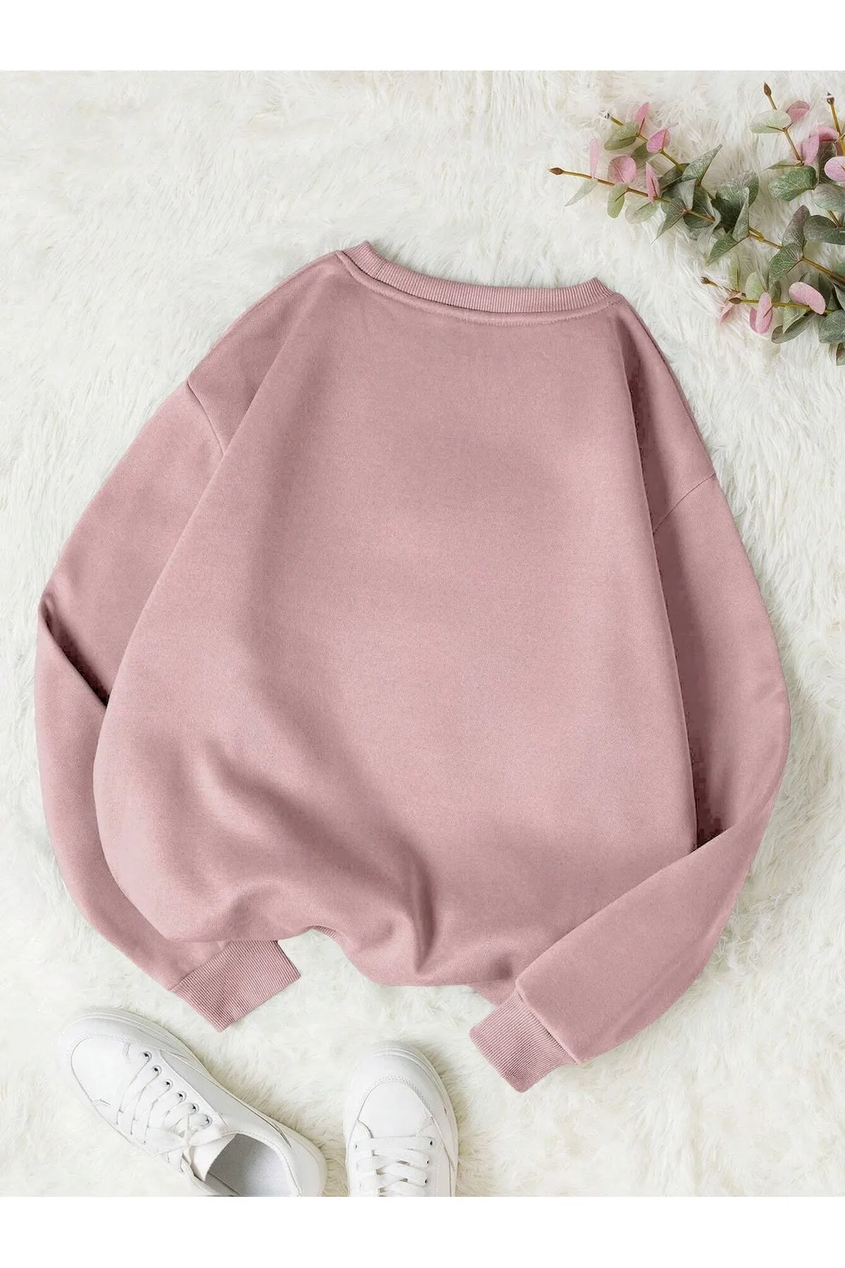 Know  Damen-Sweatshirt „Dusty Rose“ mit Rundhalsausschnitt