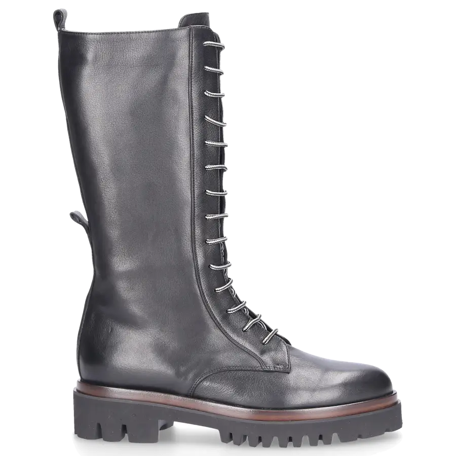 Truman's - Stiefel 9273 Kalbsleder Logo schwarz - schwarz