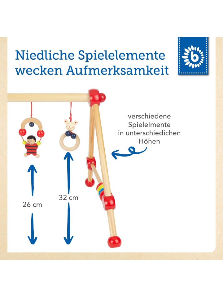 Bieco Spielwaren Spielbogen aus Holz Babys in Rot günstig kaufen onesize