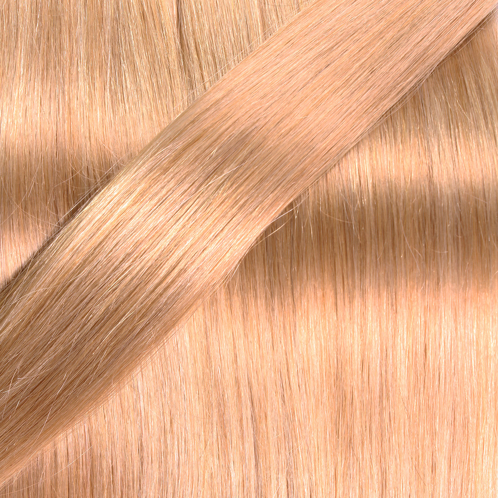 hair2heart Extensions à chaud bonding cheveux naturels #27 Blond doré foncé 1g extensions