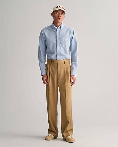 GANT Herren Hemd aus Baumwolle BRUSHED OXFORD SHIRT Regular Fit Langarm