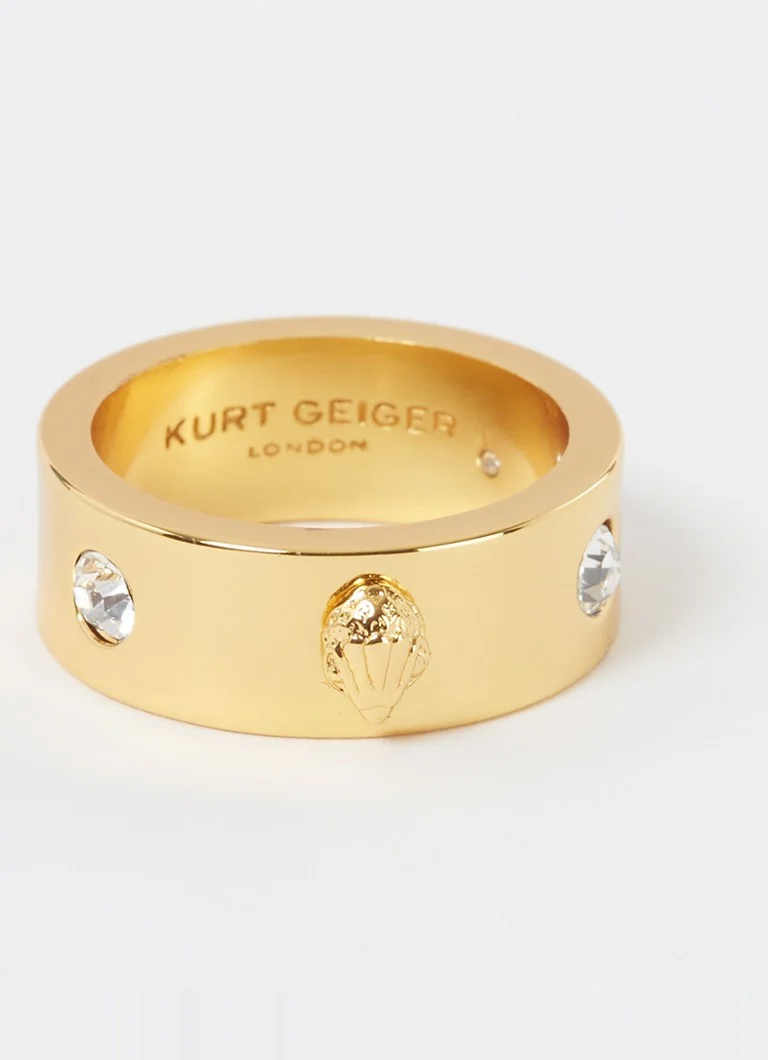 Kurt Geiger Eagle ring with crystal