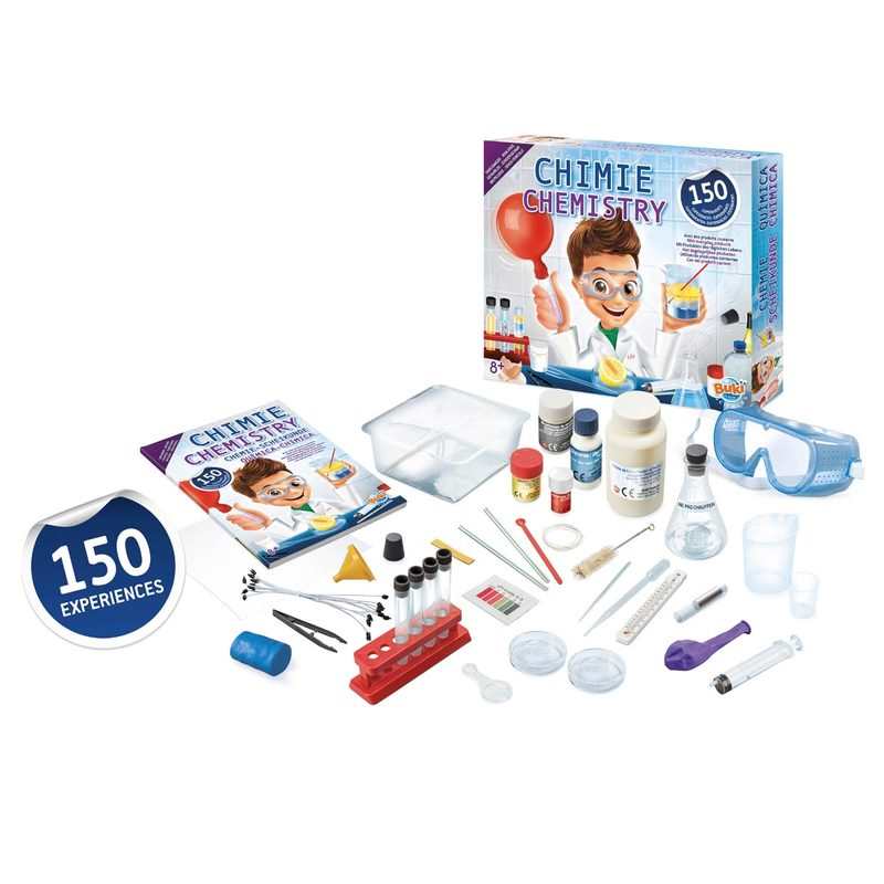 Grand coffret chimie 150 expériences Buki