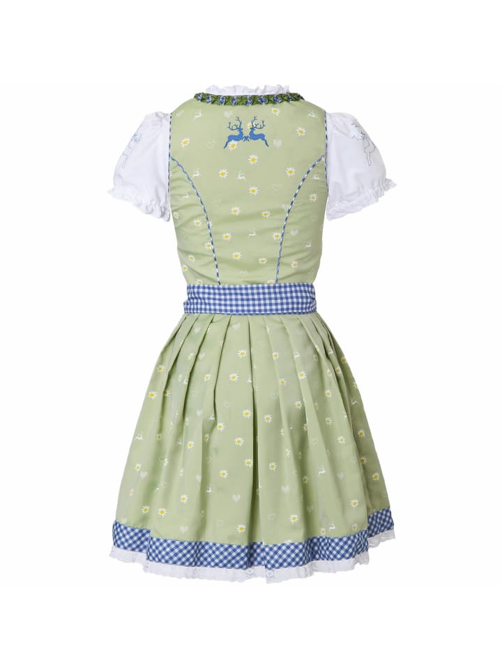 Wiesnkönig Dirndl Adelheid in Hellgrün günstig kaufen 30