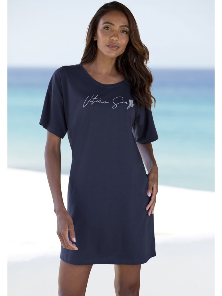 VIVANCE DREAMS Sleepshirt in dunkelblau günstig kaufen