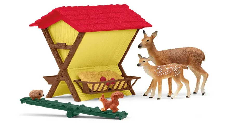 Schleich 42658 - Farm World - Fütterung der Waldtiere