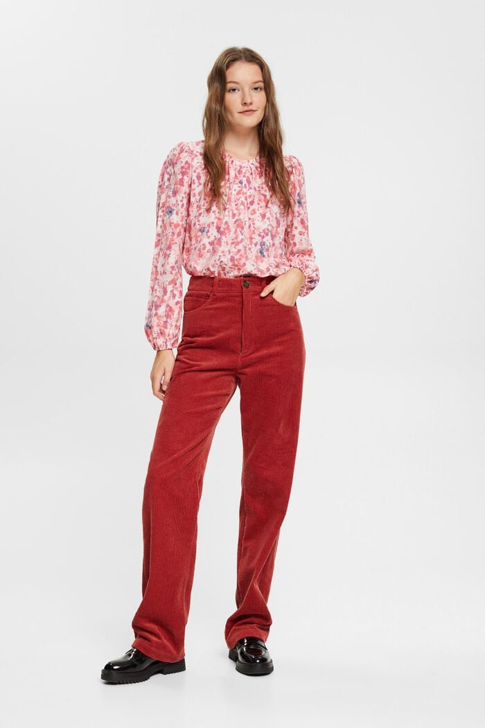 Bluse mit Muster, LENZING™ ECOVERO™