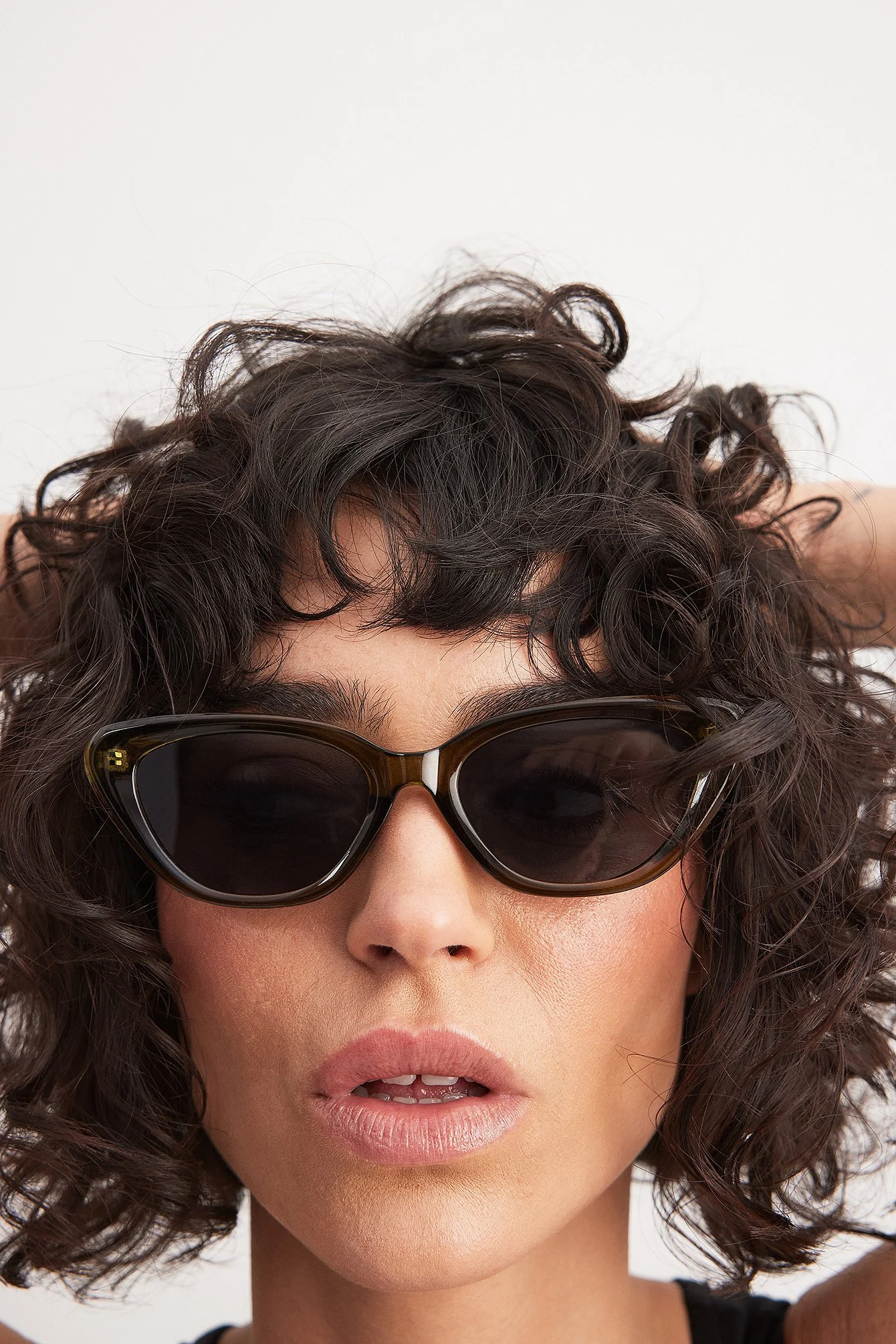 Eckige Cateye-Sonnenbrille