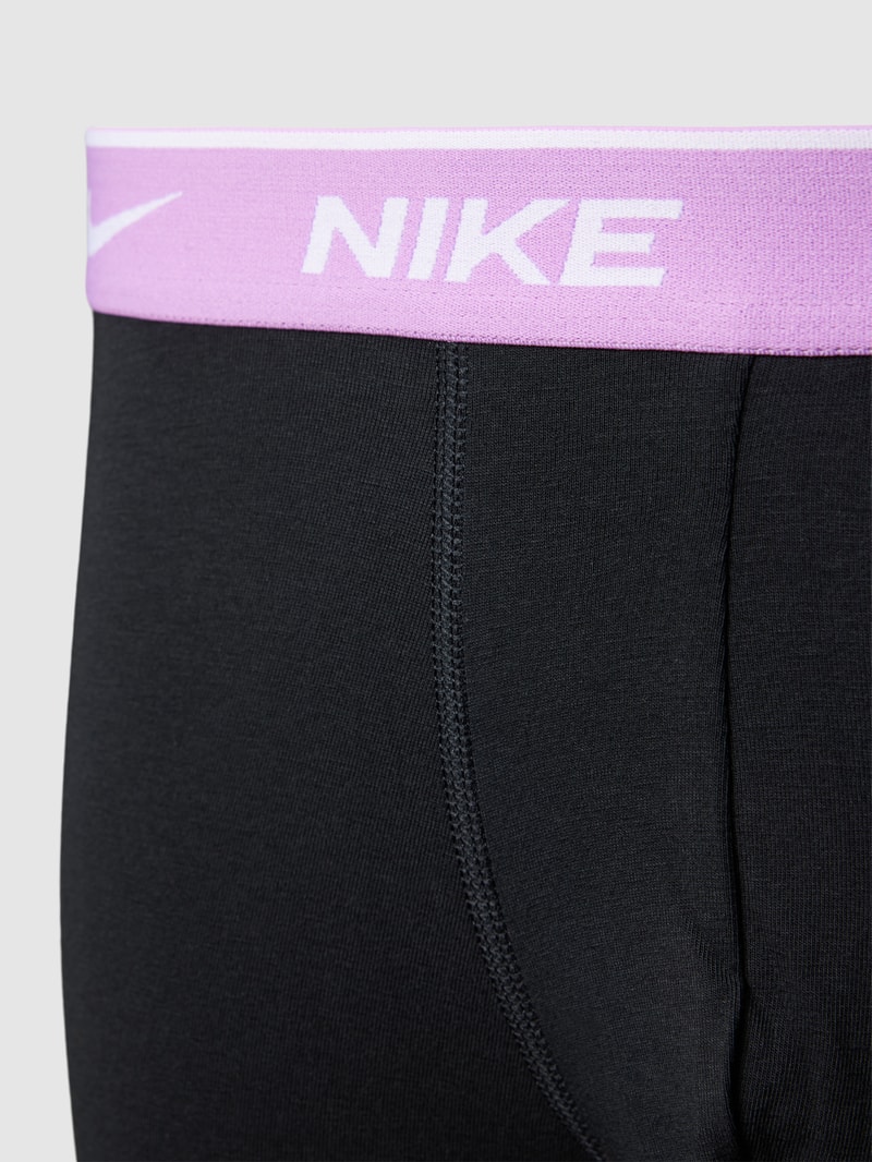 Trunks mit elastischem Logo-Bund in schwarz