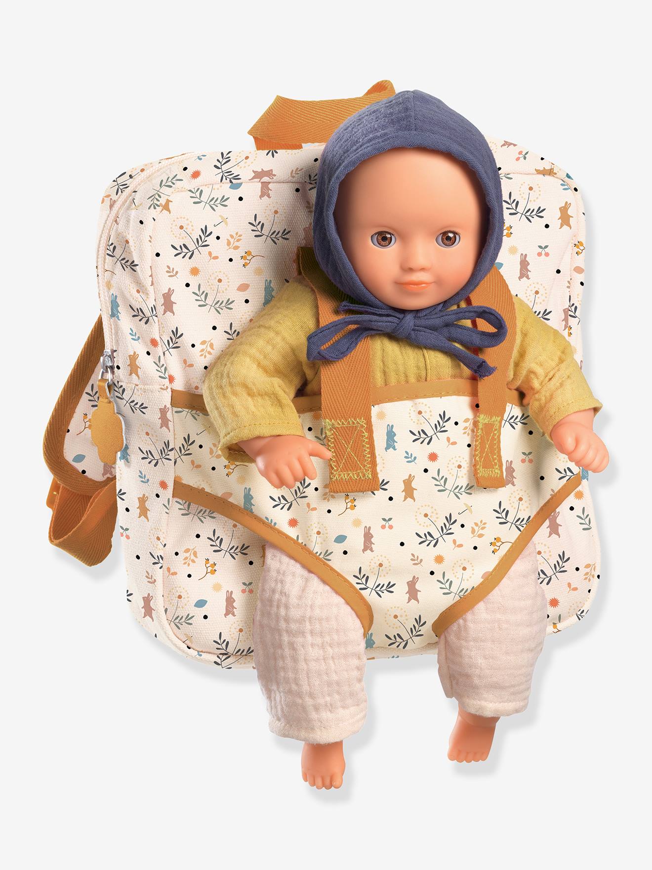 Djeco Puppen-Tragerucksack POMEA DJECO - mehrfarbig