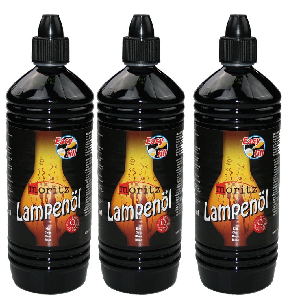 Moritz Lampenöl 3L Lampenöl Lampen Öl Fackelöl Öllampe Laterne, (Brennstoff), für Bambusfackeln, Gartenfackeln, Öllampen Outdoor Zubehör