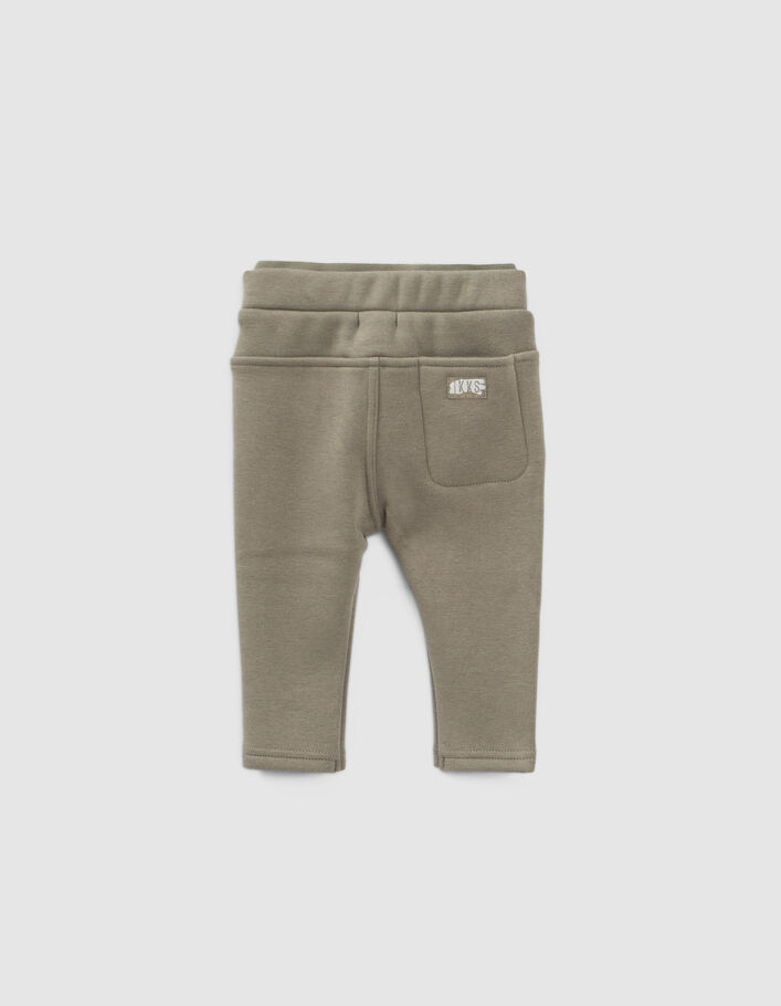 Jogging kaki double ceinture élastiquée bébé garçon