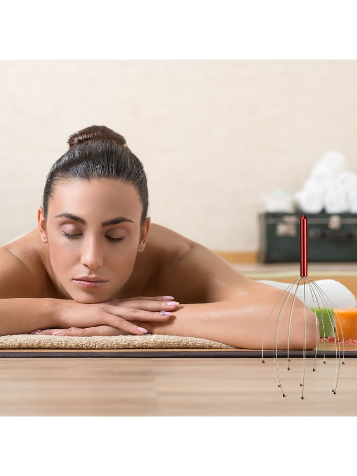 relaxdays Kopfmassagegerät in Blau günstig kaufen onesize