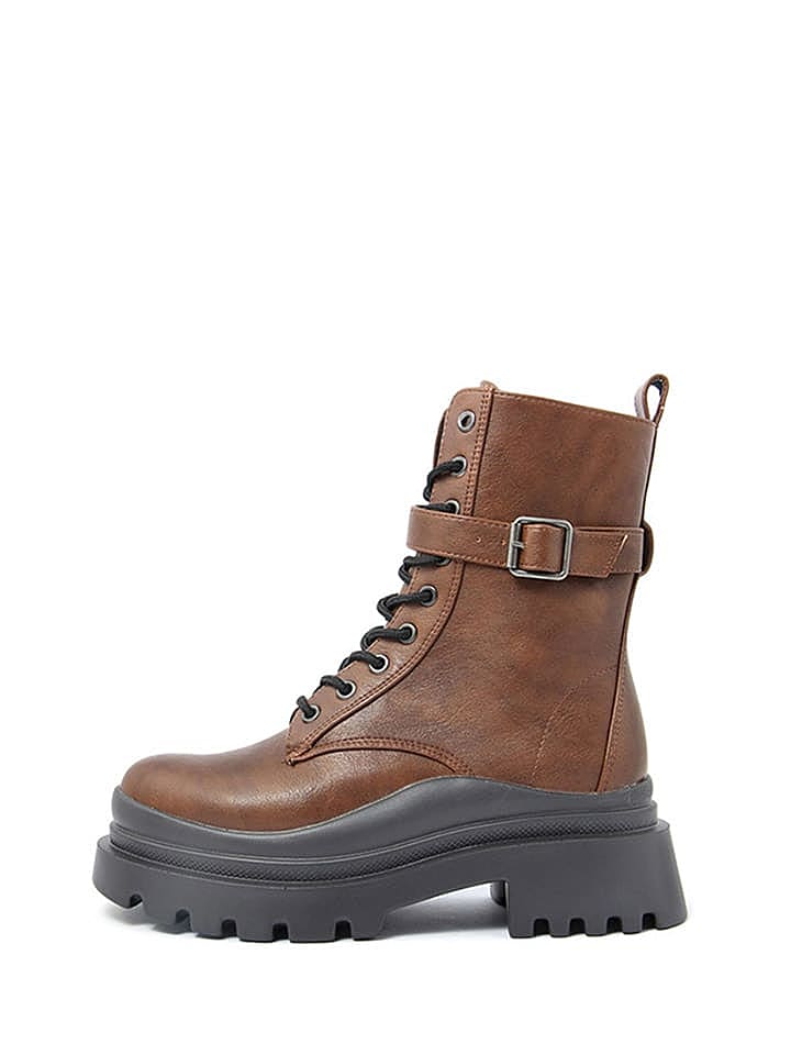 Officina 55 Boots in Braun günstig kaufen 39