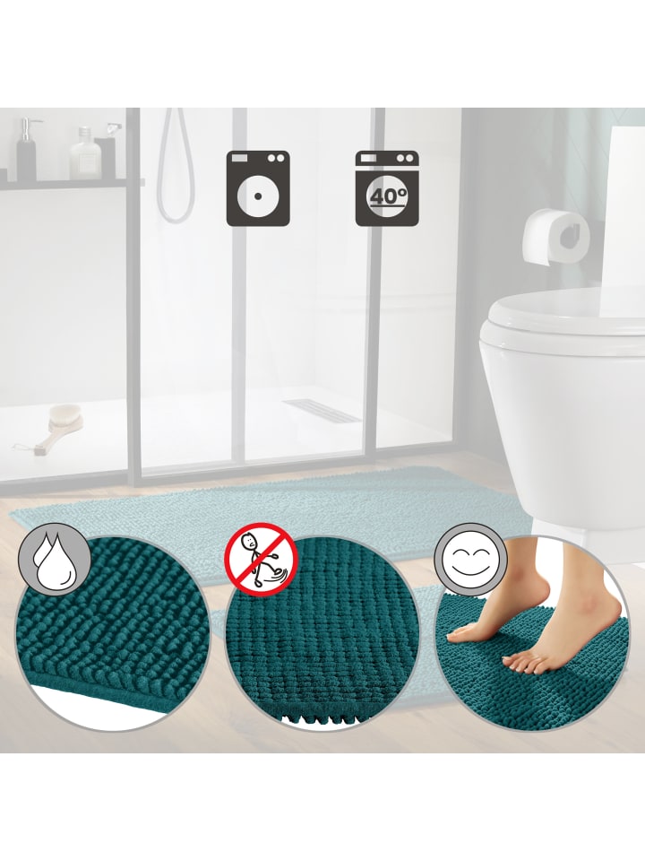 REDBEST Badematte Monrovia in petrol günstig kaufen