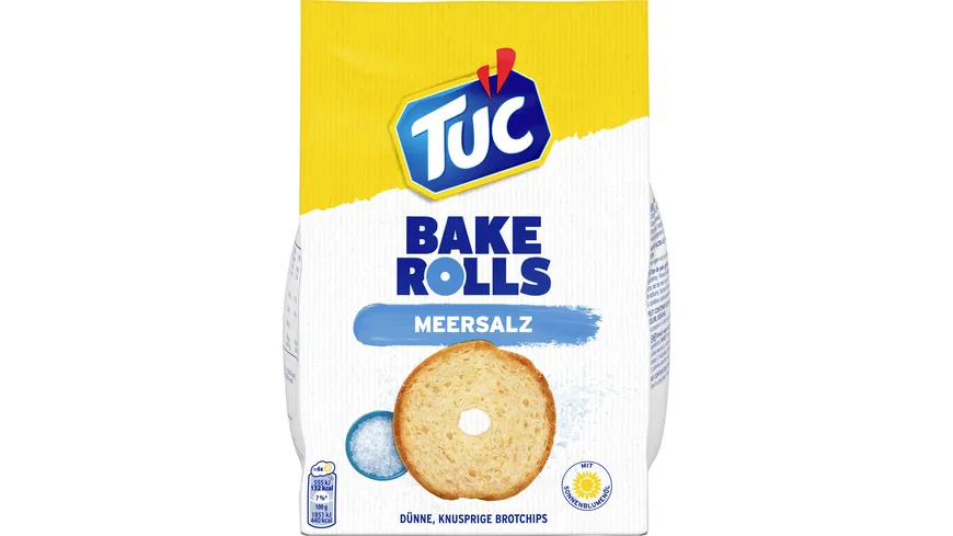 Tuc Bake Rolls mit Meersalz 150 g