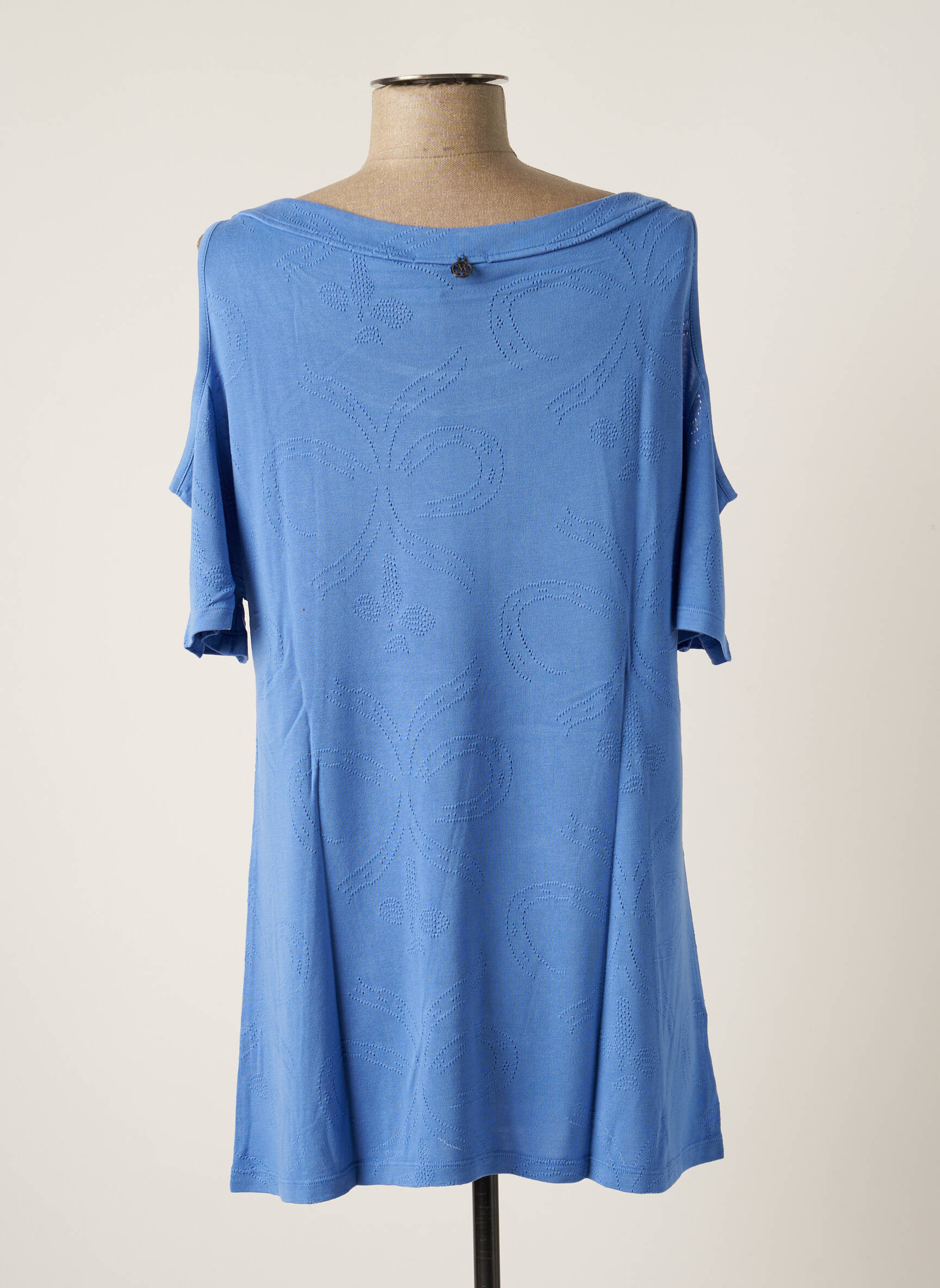Maloka Tuniquemanchecourte Femme couleur bleu