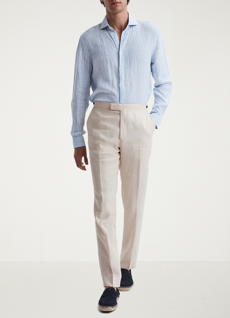 Pantaloni slim fit din in Reiss Kin cu buzunare laterale