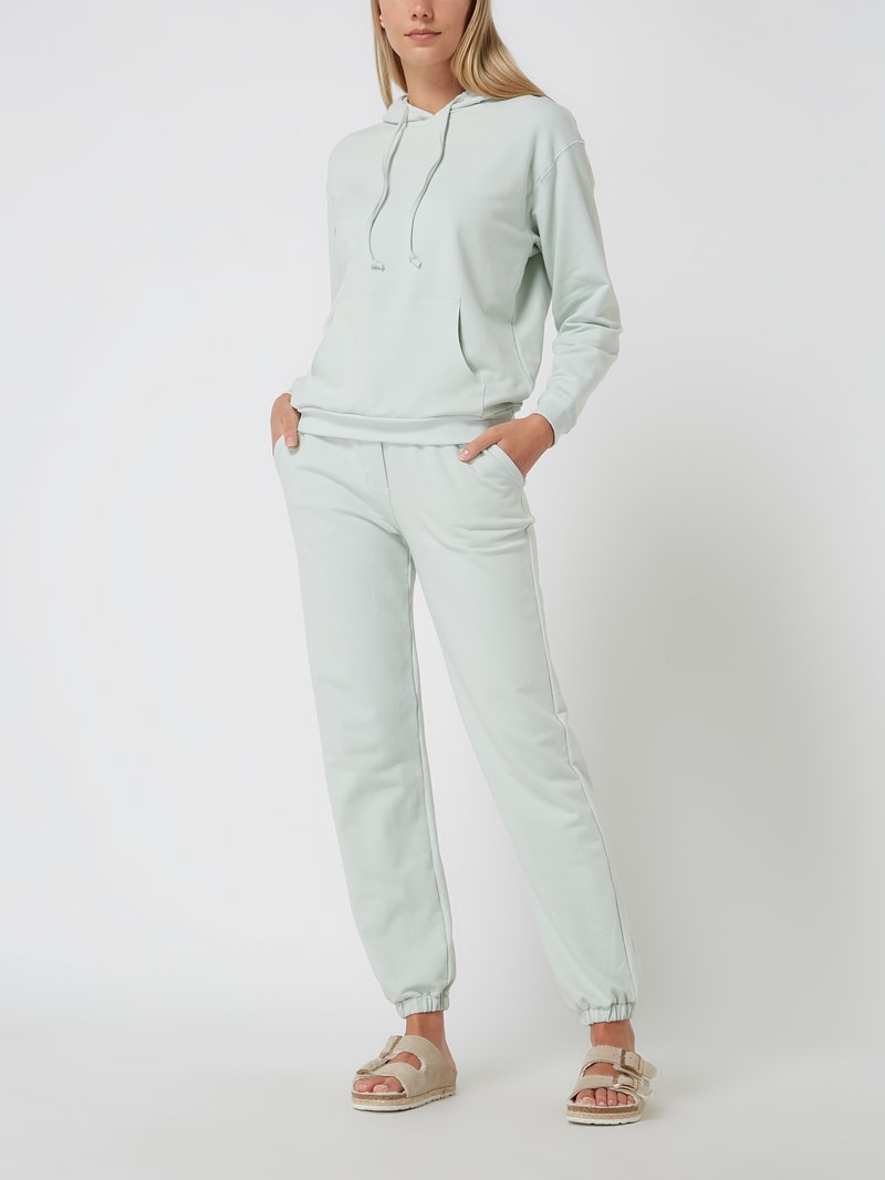 Lounge-Hose mit Stretch-Anteil in mint