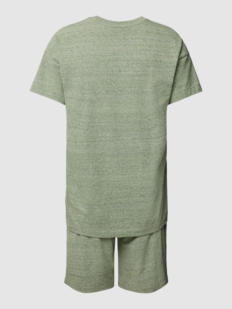 Pyjama mit Strukturmuster in hellgrün